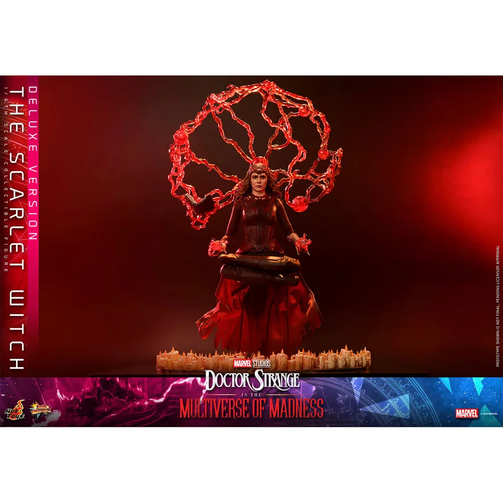 Hot Toys 1:6 Scale Marvel Doctor Strange in the Multiverse of Madness The Scarlet Witch Deluxe Edition Statue Bild 1