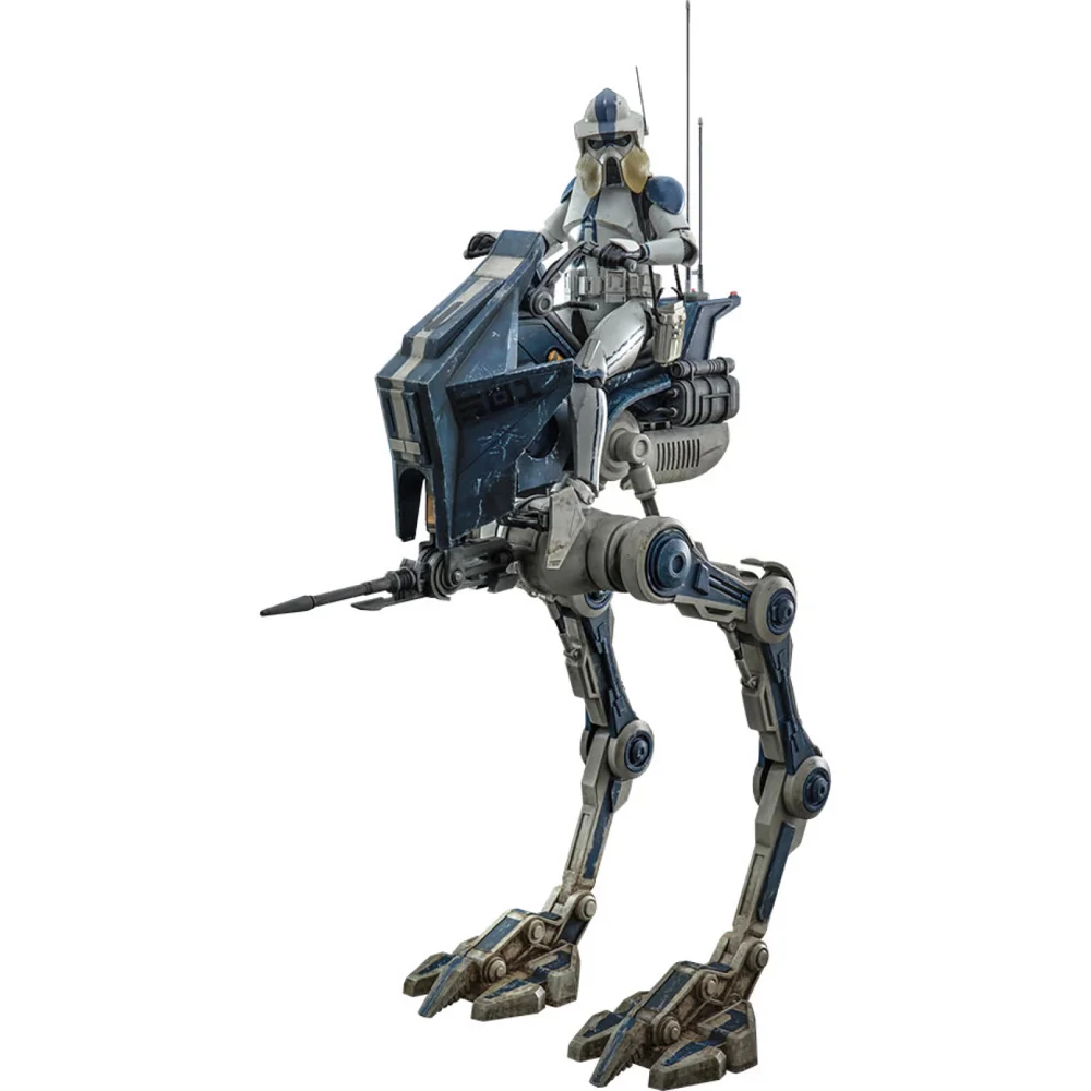 Hot Toys 1:6 Scale Star Wars: The Clone Wars ARF Trooper and 501st Legion AT-RT Statue Bild 1