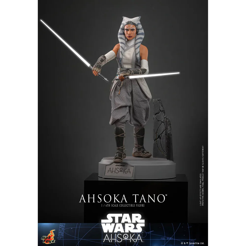 Hot Toys 1:6 Scale Star Wars Ahsoka Tano White Statue Bild 1