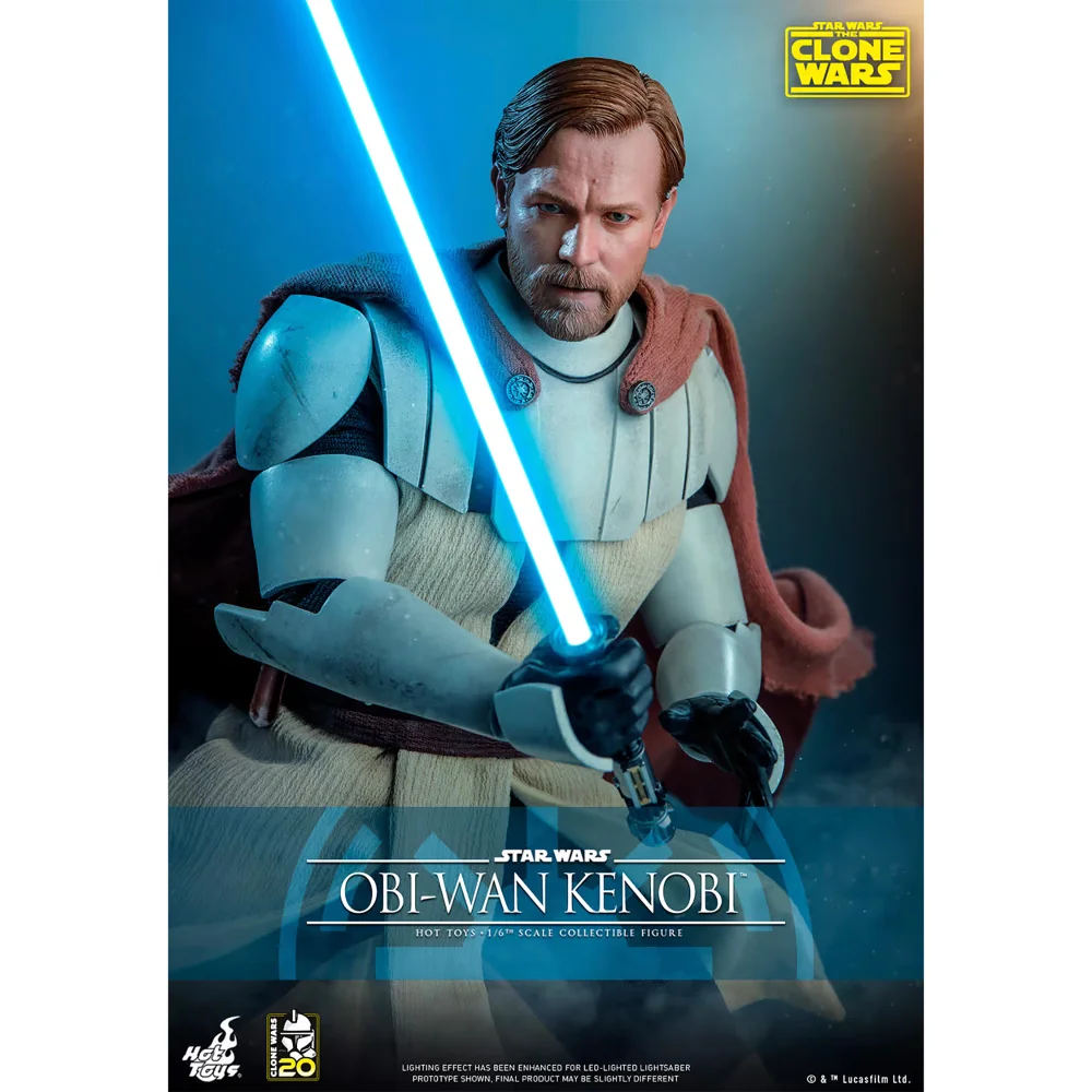 Hot Toys 1:6 Scale Star Wars: The Clone Wars Obi-Wan Kenobi Statue Bild 1