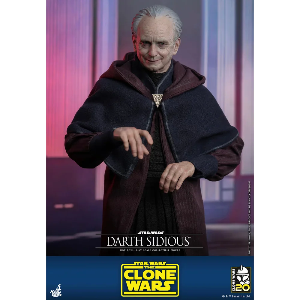 Hot Toys 1:6 Scale Star Wars: The Clone Wars Darth Sidious Statue Bild 1