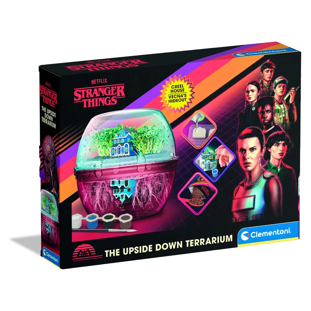 Clementoni Stranger Things Vecna's Upside Down House Terrarium Bild 1