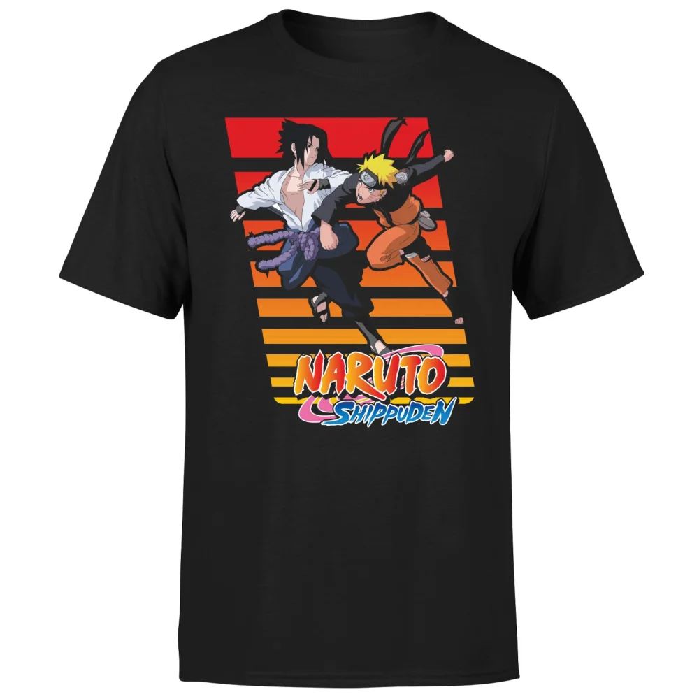 Naruto Fight Unisex T-Shirt - Black - XXL Bild 1