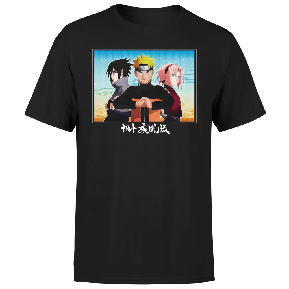 Naruto Team Unisex T-Shirt - Black - S Bild 1