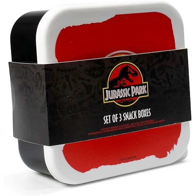 Half Moon Bay Jurassic Park - Set of Three Snack Boxes