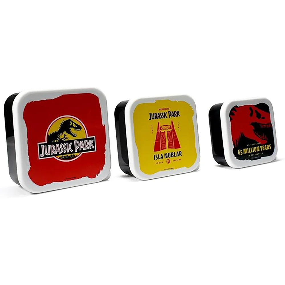 Half Moon Bay Jurassic Park - Set of Three Snack Boxes Bild 1