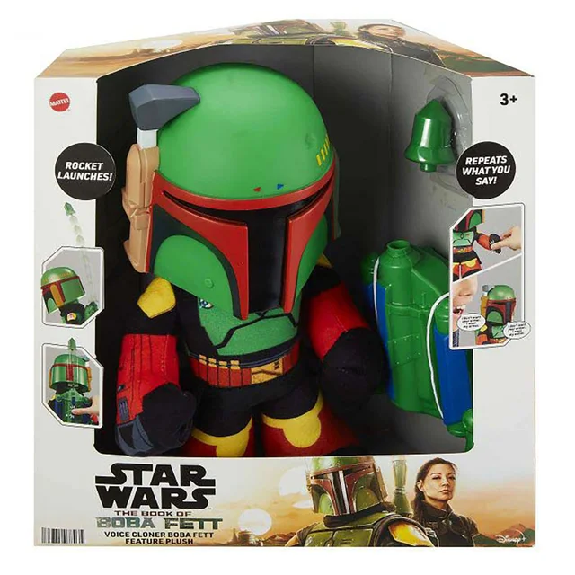 Star Wars Boba Fett Voice Cloner Feature 12" Plush