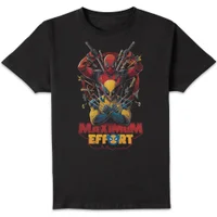 Deadpool & Wolverine Maximum Effort Unisex T-Shirt - Black