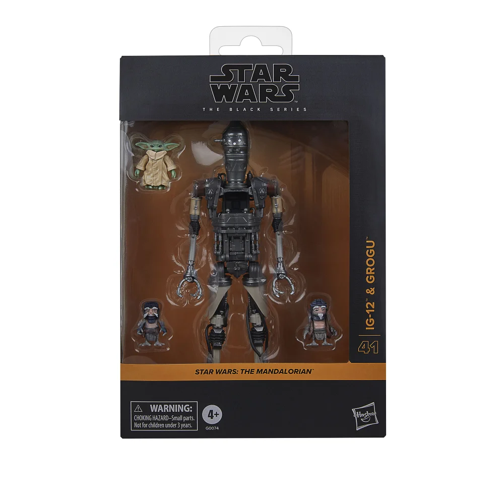 Star Wars The Black Series IG-12 & Grogu, Star Wars: The Mandalorian Deluxe Collectible 6 Inch Action Figure 2-Pack Bild 1