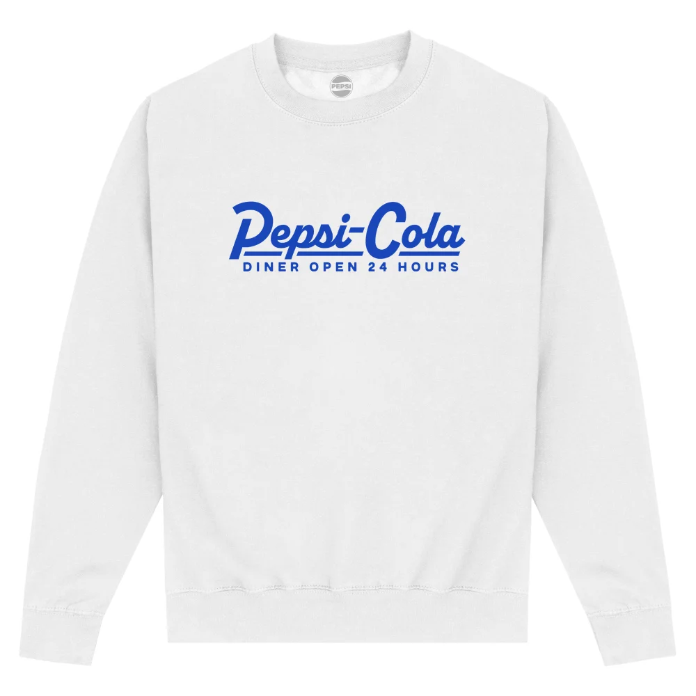 Pepsi Co. Ice Cold Pepsi Served Here! Sweatshirt - White - S Bild 1