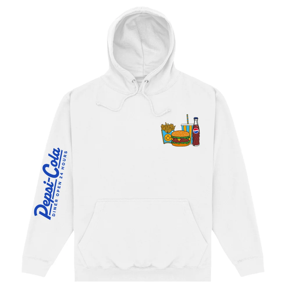 Pepsi Co. Diner Open 24 Hours Hoodie - White - S Bild 1
