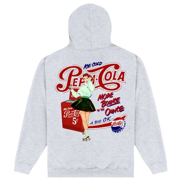 Pepsi Co. More Bounce To The Ounce Hoodie - Grey