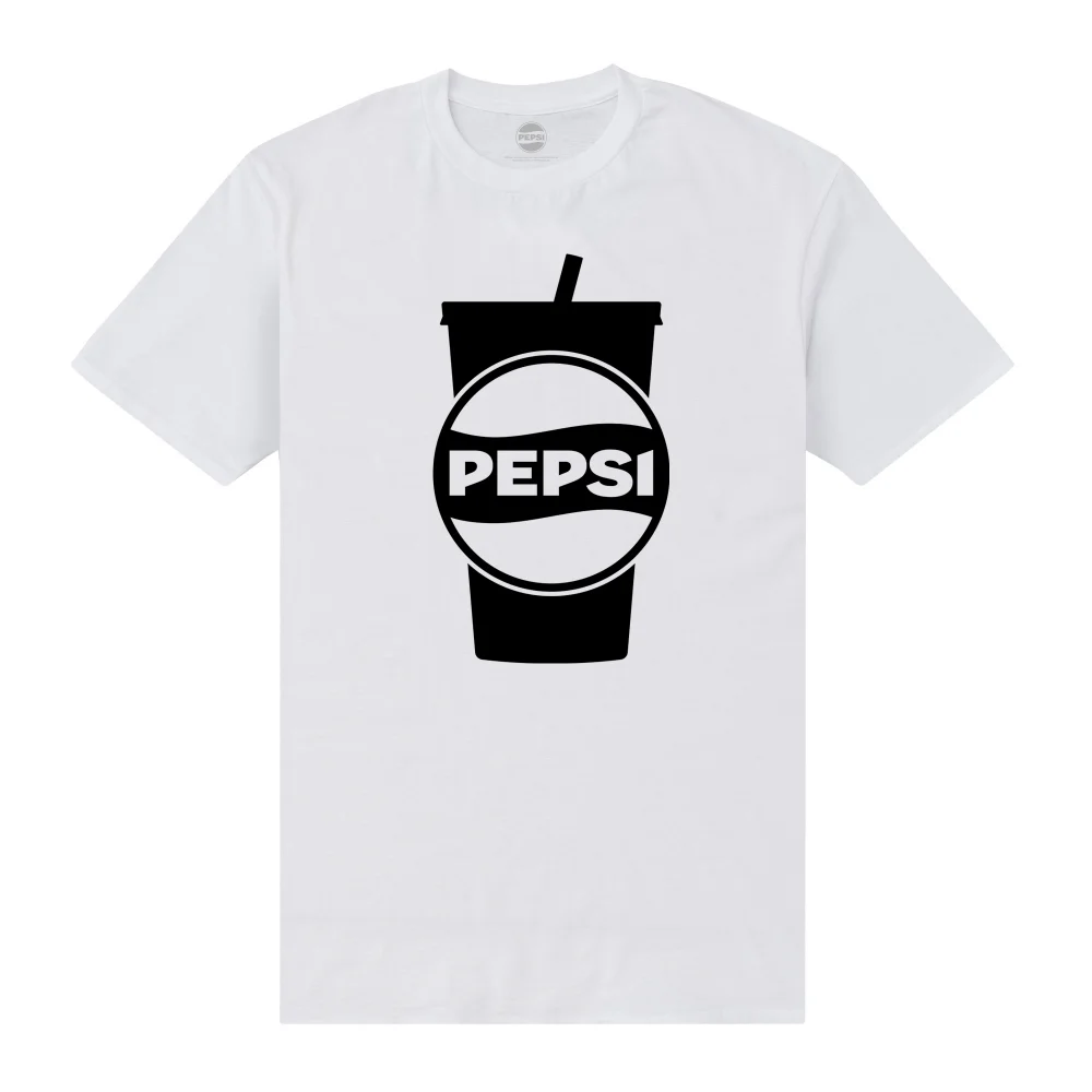 Pepsi Co. Large Cup Men's T-Shirt - White - S Bild 1