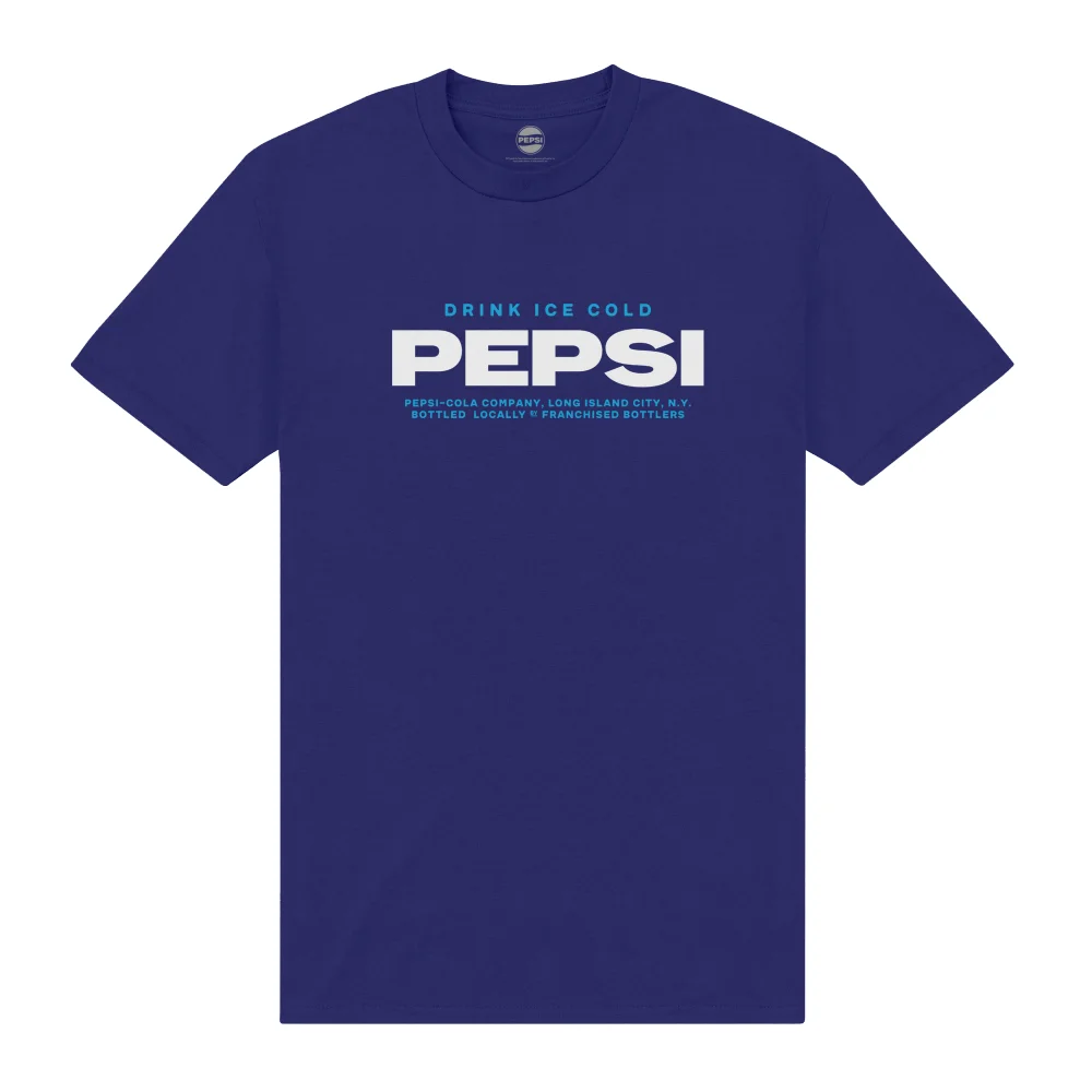 Pepsi Co. Ice Cold Men's T-Shirt - Blue - S Bild 1