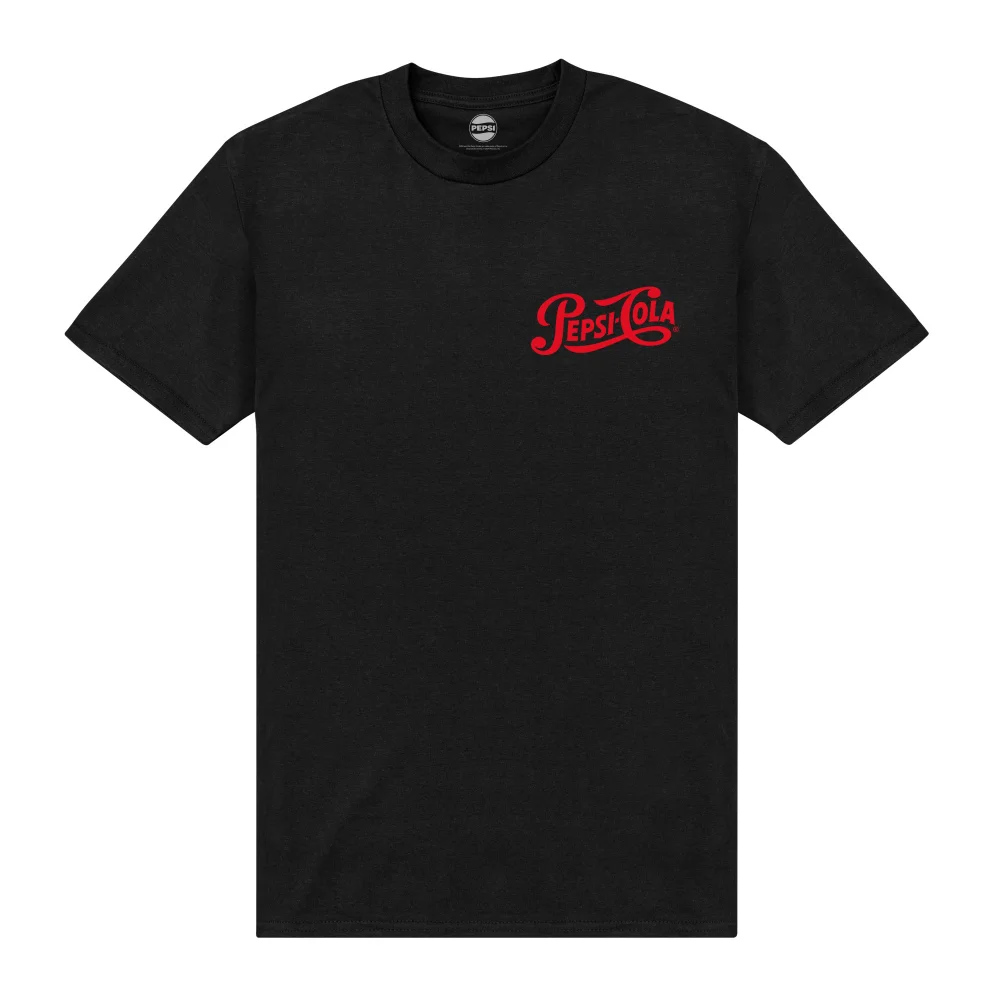 Pepsi Co. Retro Pepsi:Cola Poster Men's T-Shirt - Black - S Bild 1