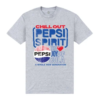 Pepsi Co. The Joy Of Cola Men's T-Shirt - Grey