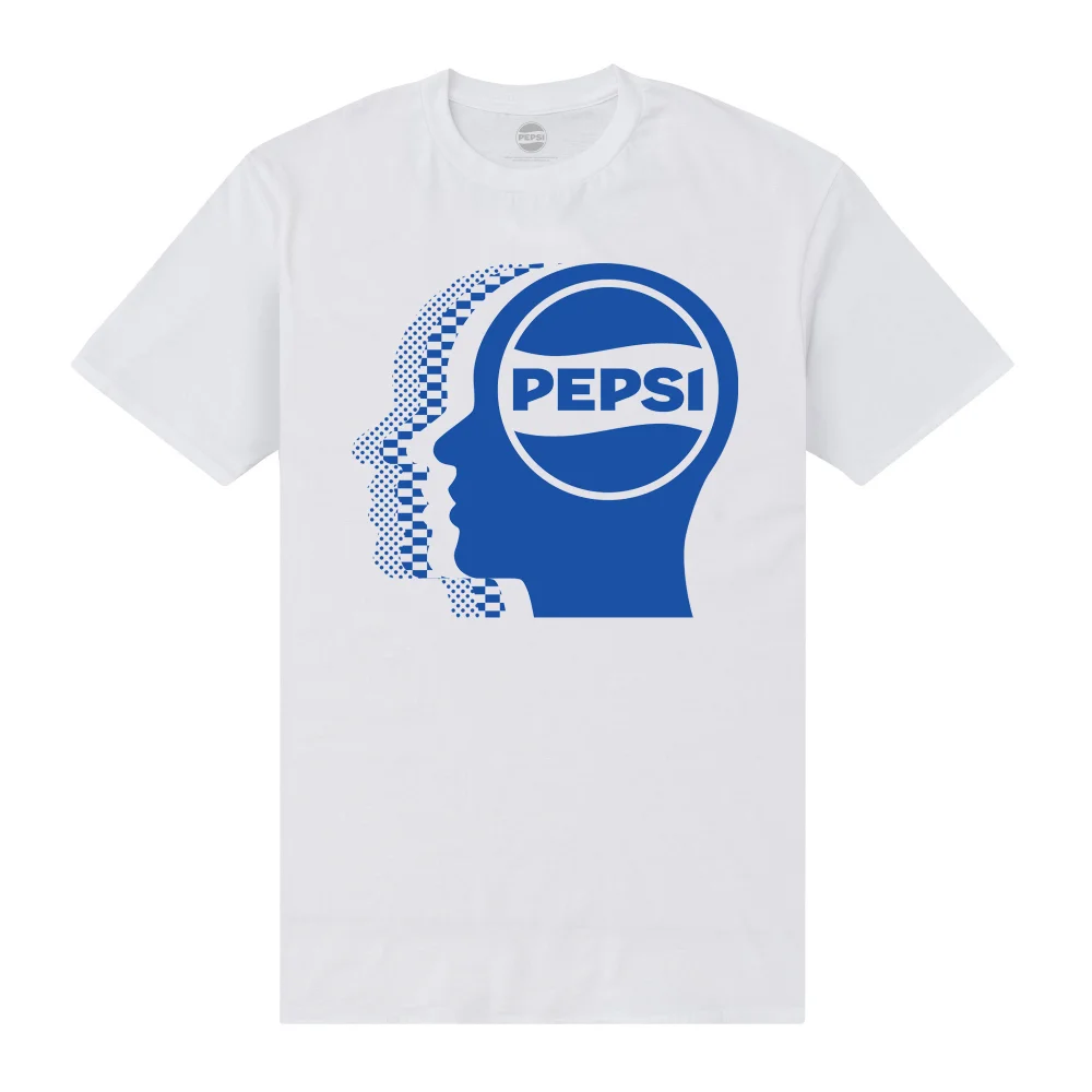 Pepsi Co. Logo Men's T-Shirt - White - M Bild 1