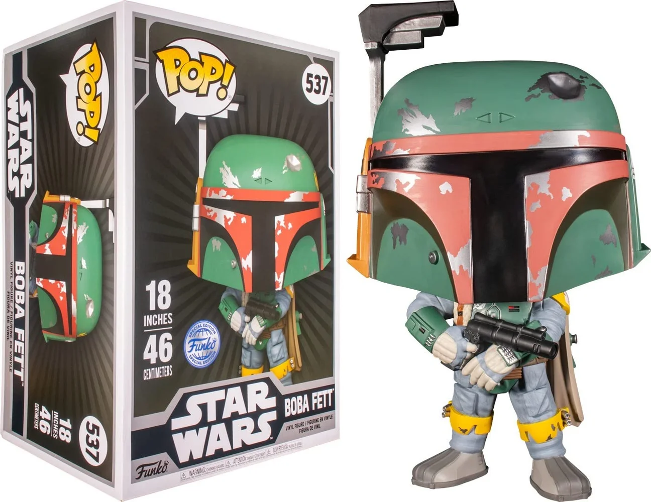 Funko Pop! Star Wars Boba Fett 18" Pop Vinyl Bild 1
