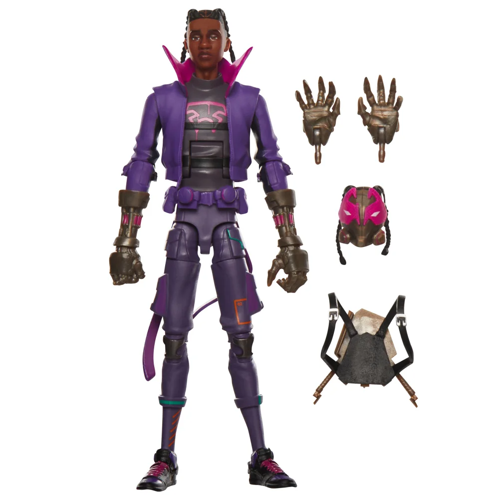 Hasbro Marvel Legends Series Miles G. Morales, Spider-Man: Across the Spider-Verse Collectible Action Figure (6”) Bild 1