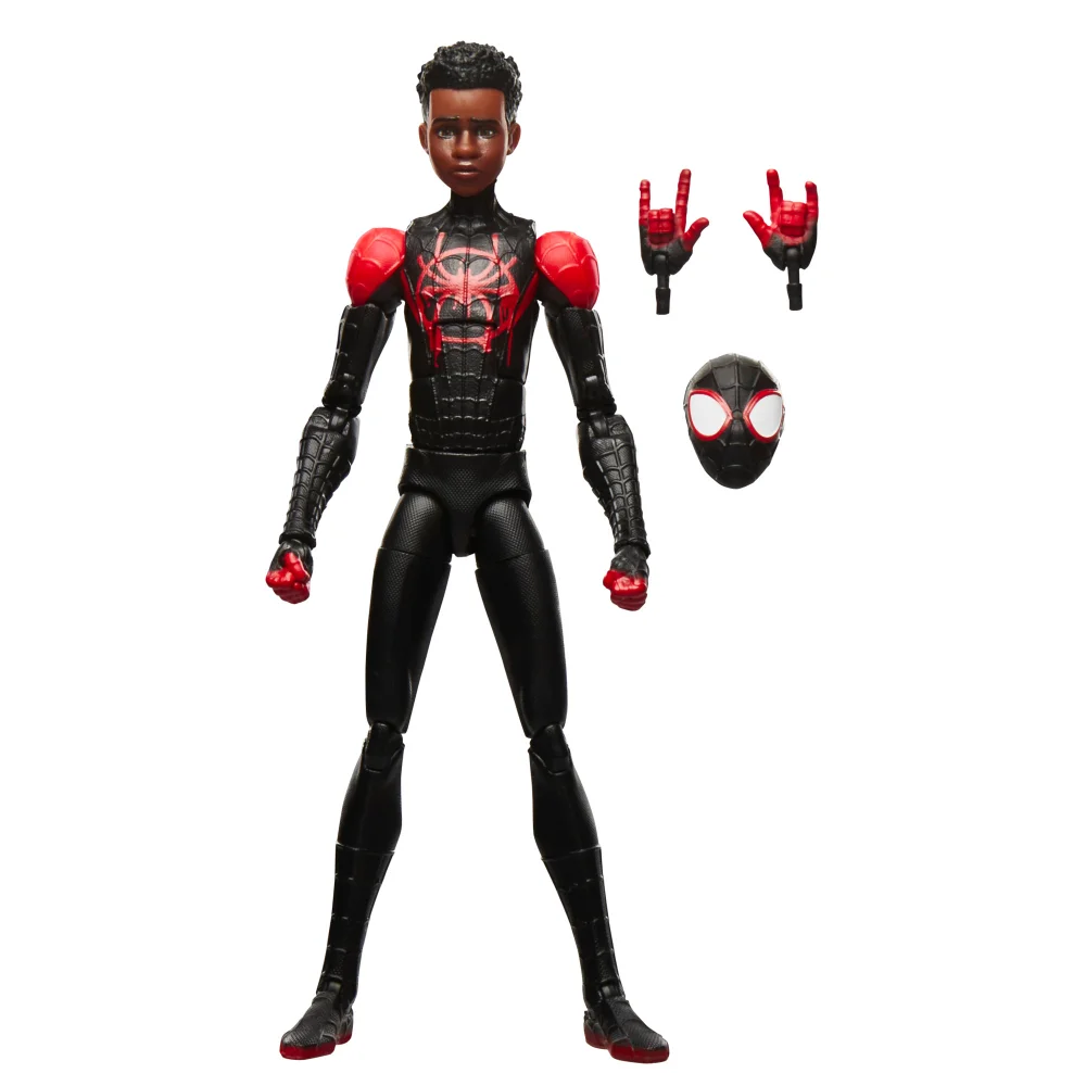 Hasbro Marvel Legends Series Miles Morales, Spider-Man: Into the Spider-Verse Collectible Action Figure (6”) Bild 1