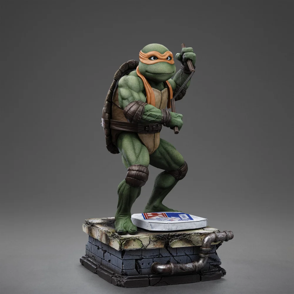 Iron Studios Teenage Mutant Ninja Turtles Michelangelo 1/10 Art Scale Statue Bild 1