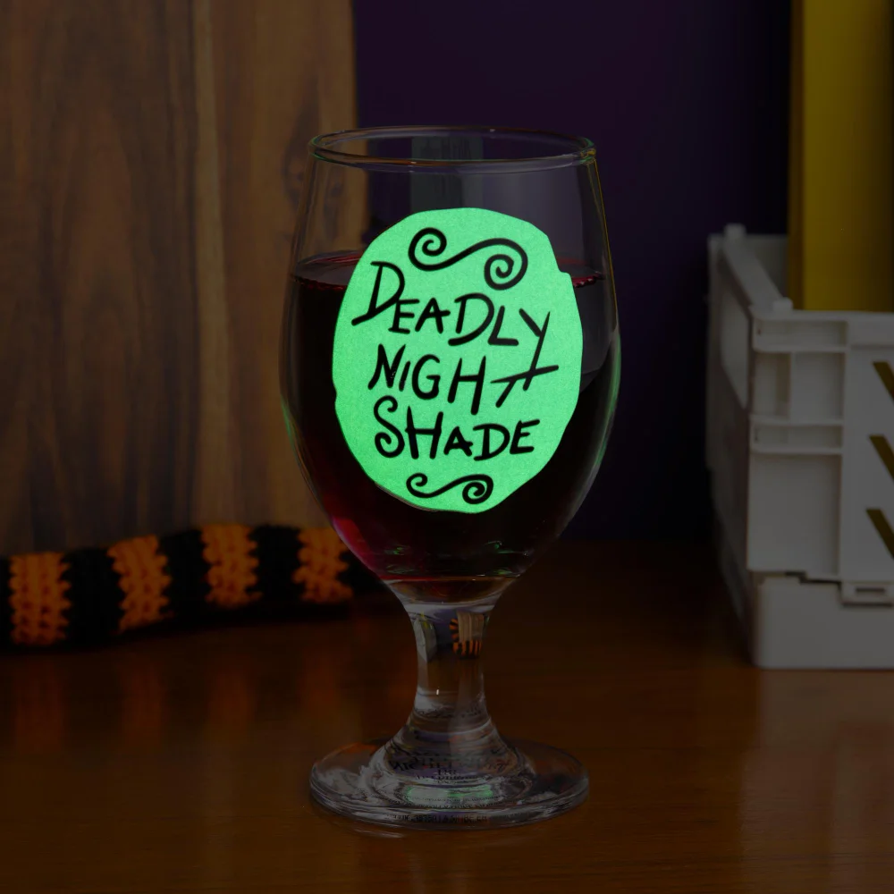 Nightmare Before Christmas Glow in the Dark Glass Bild 1