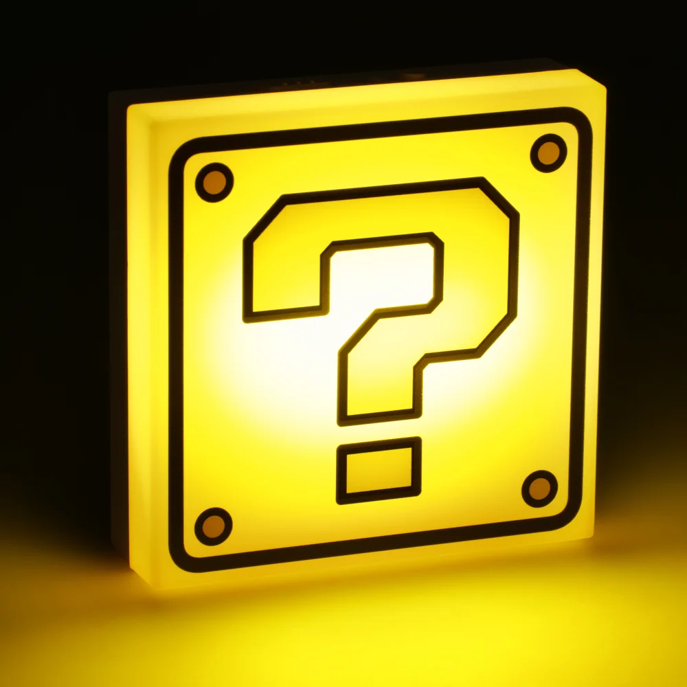 Super Mario Nintendo Question Block Night Light Bild 1