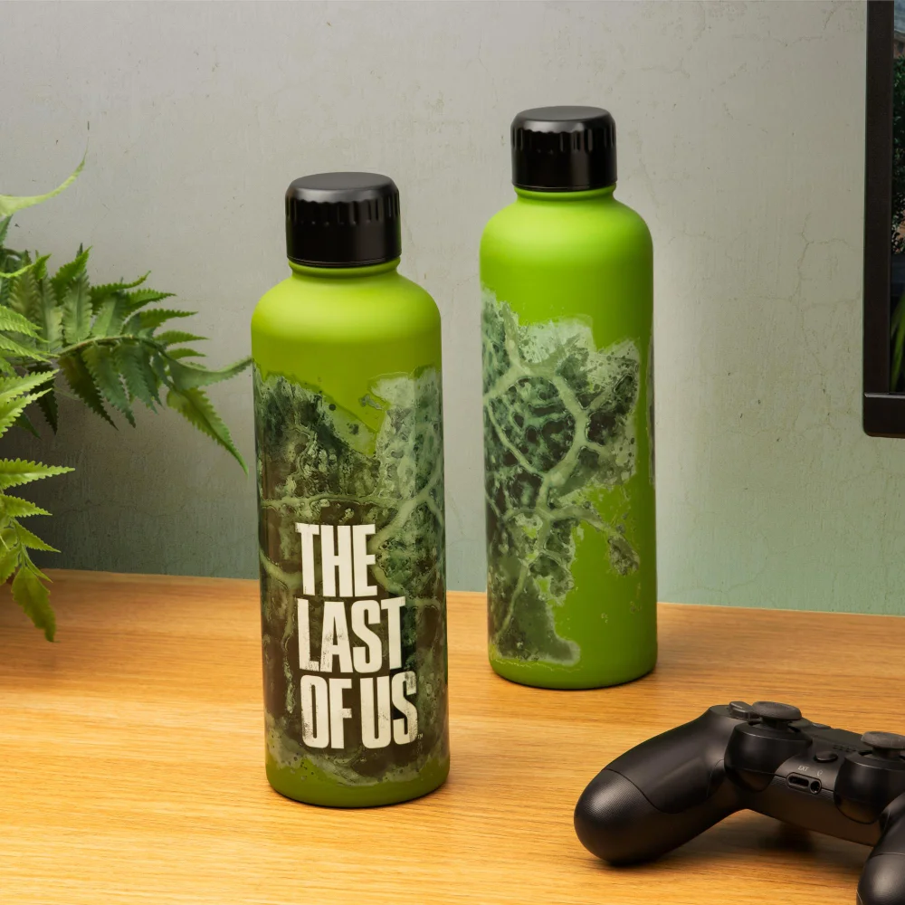 The Last Of Us Metal Water Bottle GITD Bild 1