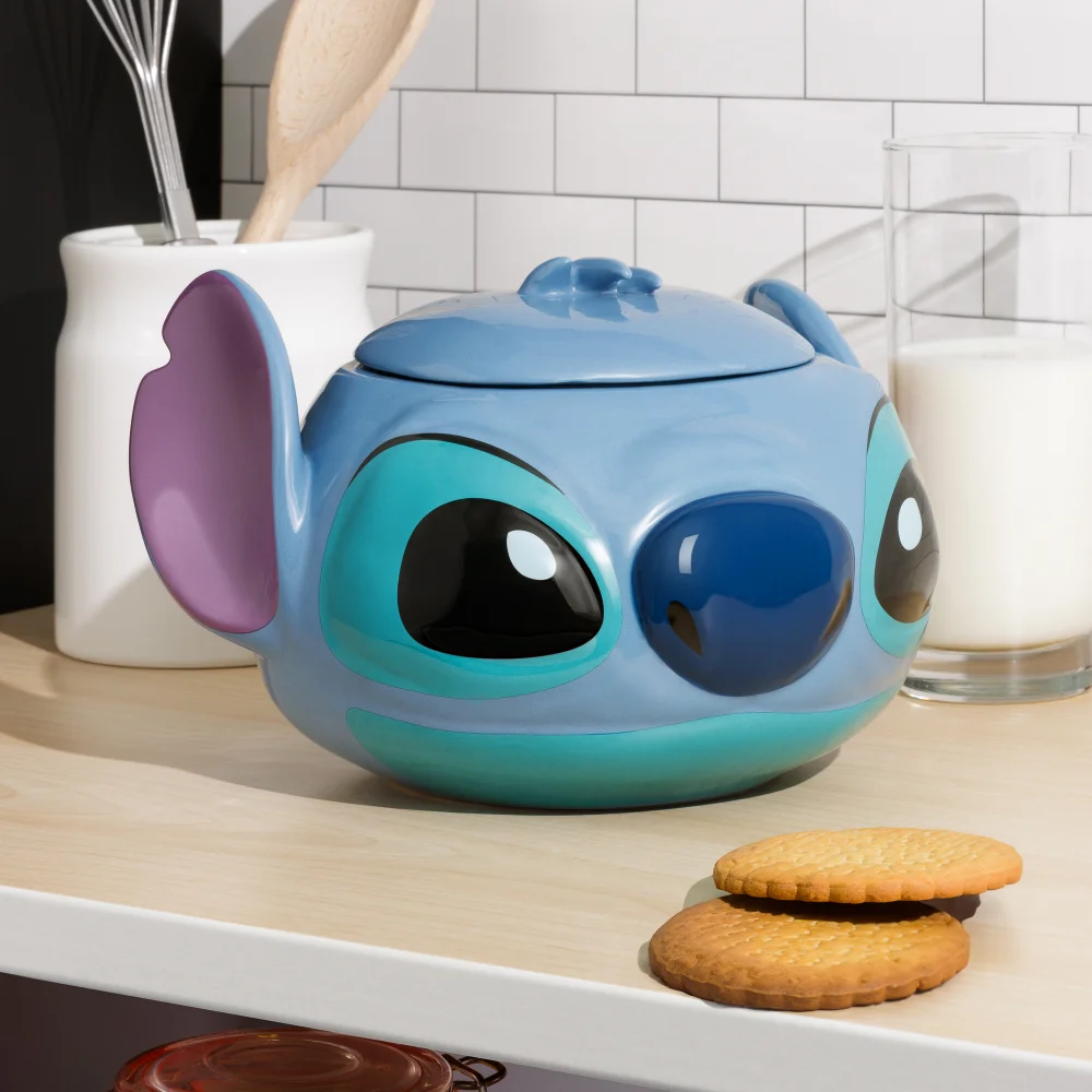 Stitch Shaped Cookie Jar Bild 1