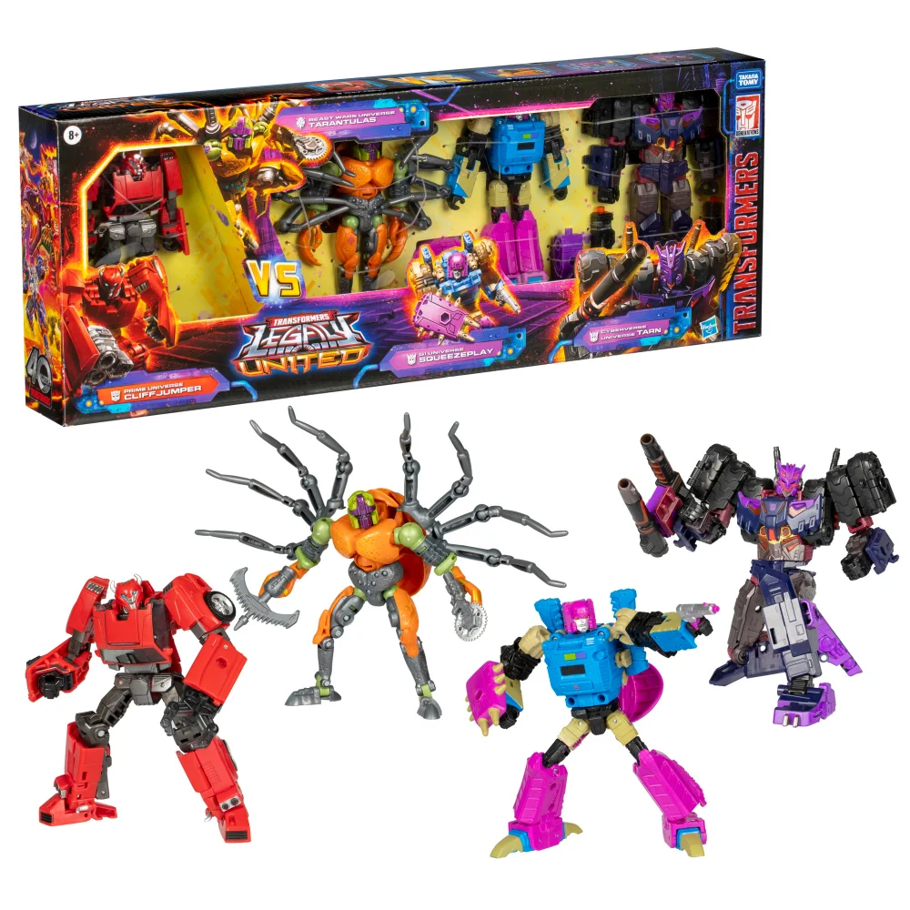 Hasbro Transformers Legacy United Versus Multipack, 4 Converting Action Figures, 8+ Bild 1