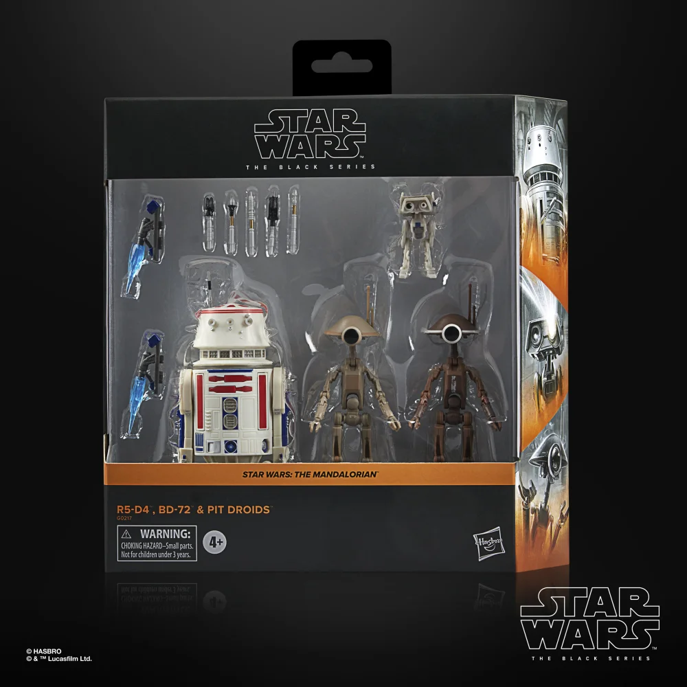 Hasbro Star Wars The Black Series R5-D4, BD-72 & Pit Droids Collectible Action Figures (6”) Bild 1