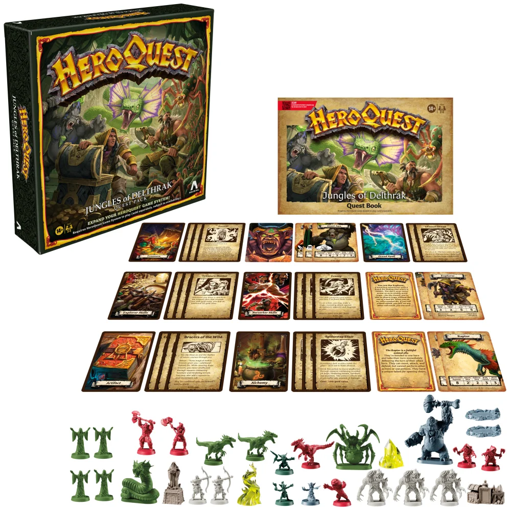 Avalon Hill HeroQuest Jungles of Delthrak Quest Pack, Requires HeroQuest Game System to Play Bild 1