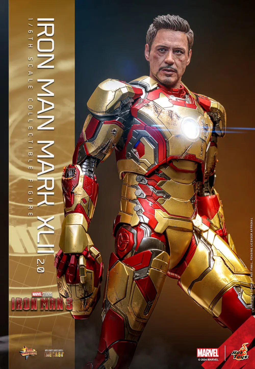 Hot Toys Marvel 1:6 Scale Iron Man Mark XLII 2.0 Statue Bild 1