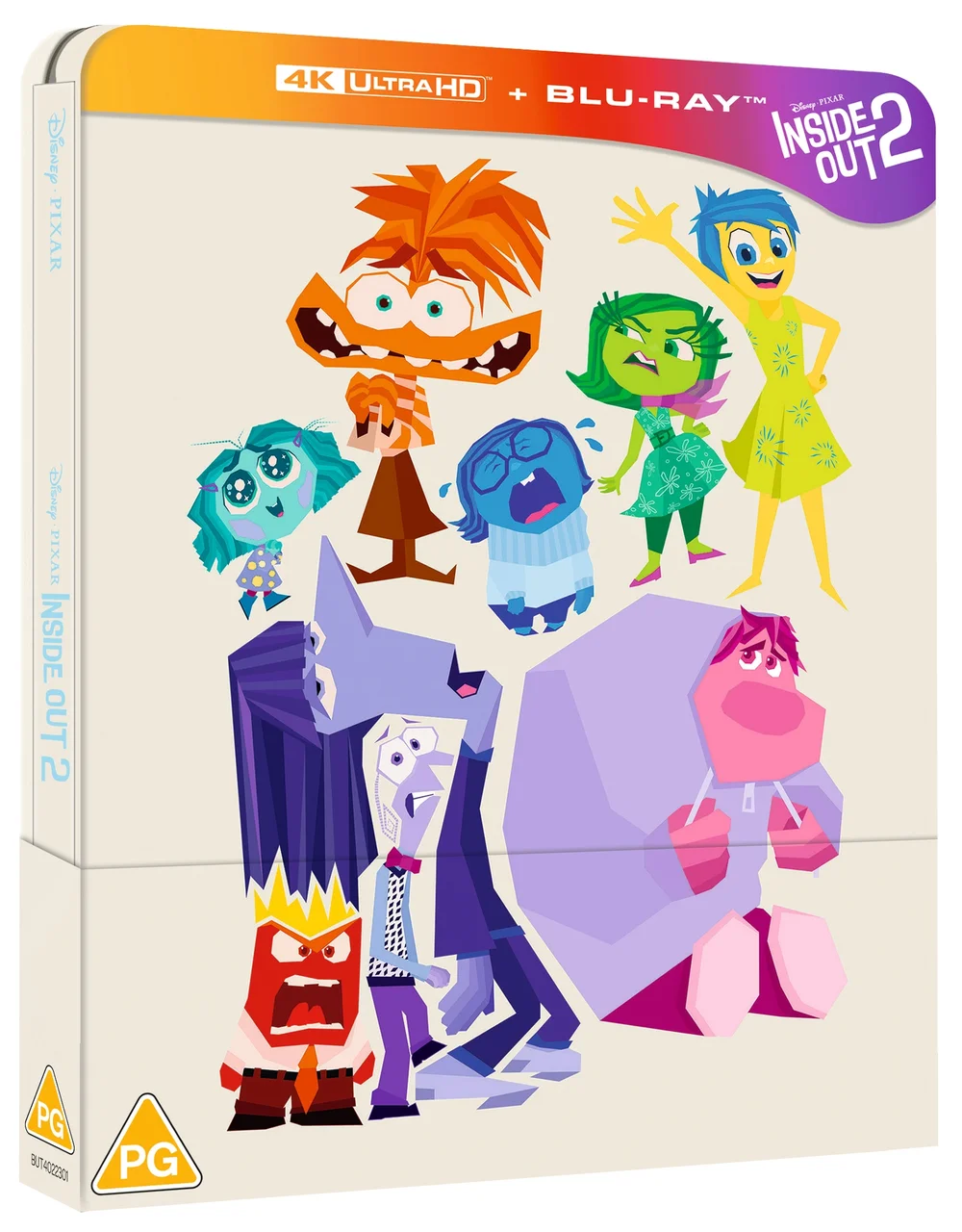 Disney Pixar's Inside Out 2 4K Ultra HD & Blu-ray Steelbook Bild 1
