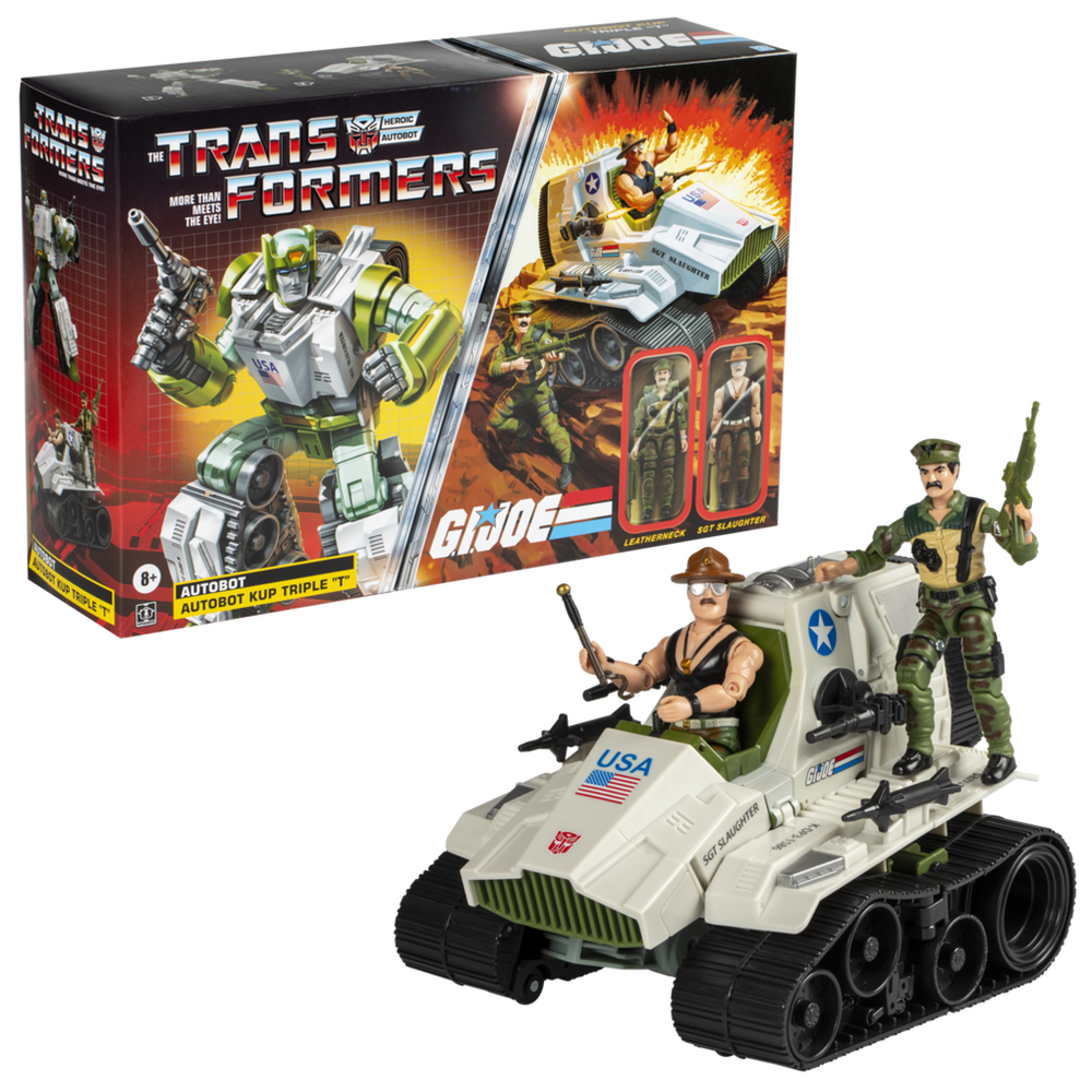 Hasbro Transformers Collaborative G.I. Joe x Transformers Autobot Kup Triple T Action Figure Bild 1