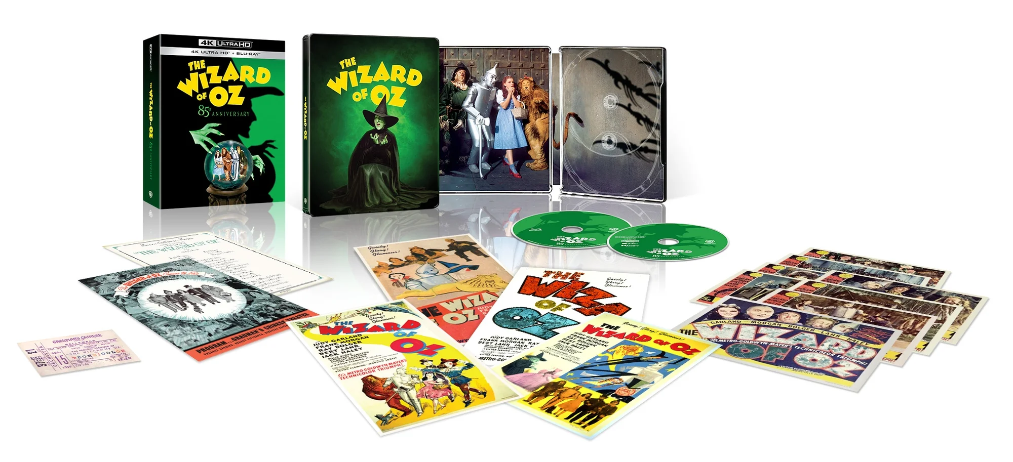 The Wizard of Oz 85th Anniversary Theatre Edition with 4K Ultra HD Steelbook Bild 1
