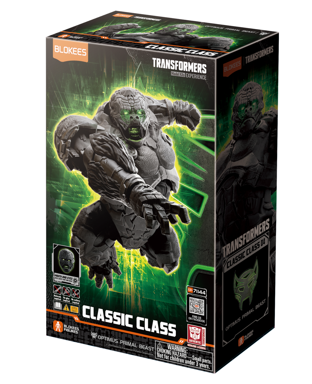Blokees Figures Transformers Classic Class 04 Optimus Primal Beast Action Figure Bild 1