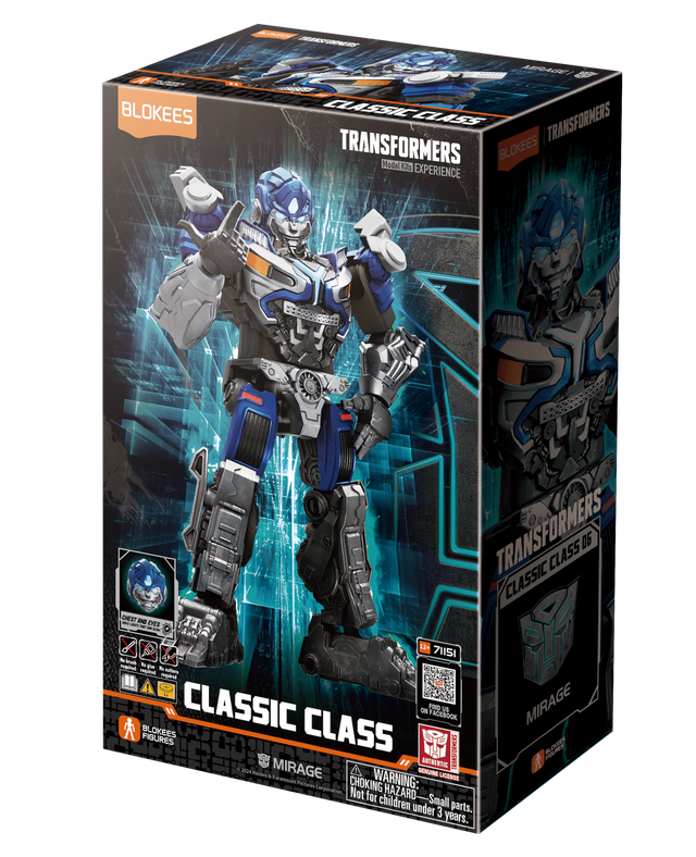 Blokees Figures Transformers Classic Class 06 Mirage Action Figure