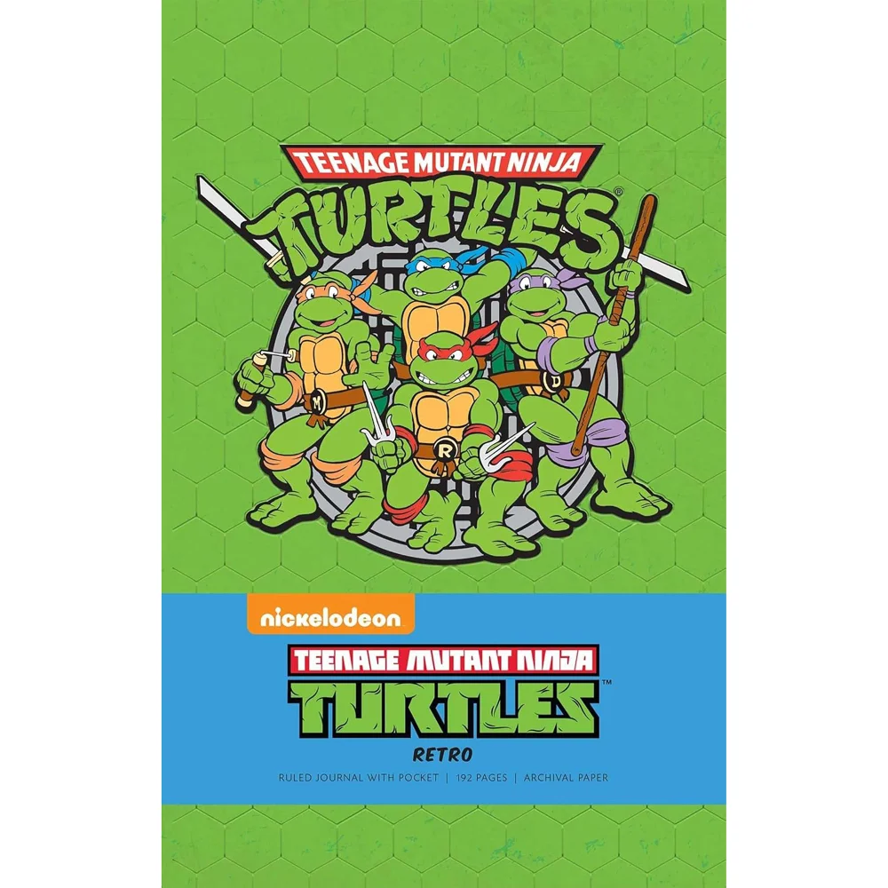 Teenage Mutant Ninja Turtles Retro Hardcover Ruled Journal Bild 1