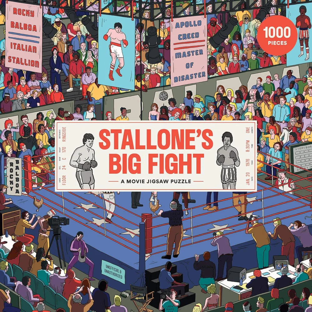 Stallone's Big Fight: A Movie Jigsaw Puzzle Bild 1