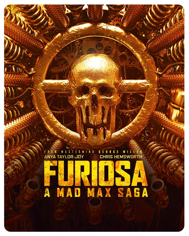 Furiosa: A Mad Max Saga - Zavvi Exclusive 4K Ultra HD Steelbook (Goldskull Version)