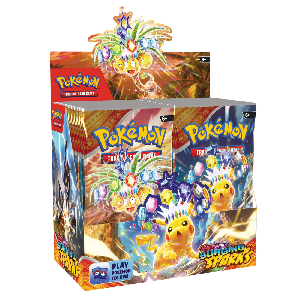 Pokémon TCG: Scarlet & Violet 8 Surging Sparks Booster CDU (36 Packs) Bild 1