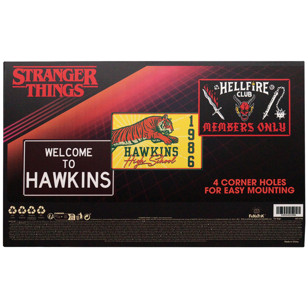 Stranger Things Set of 3 Tin Signs Bild 1