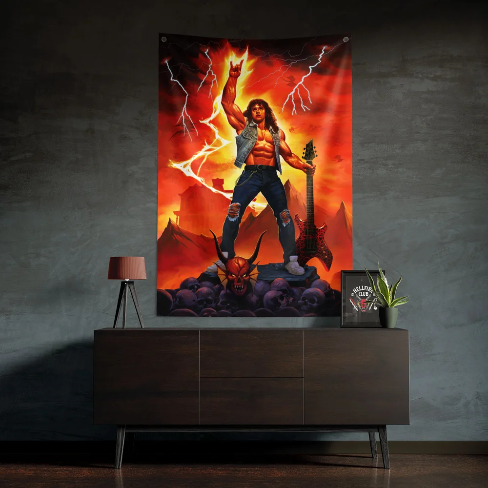 Stranger Things Eddie Munson Wall Banner Bild 1