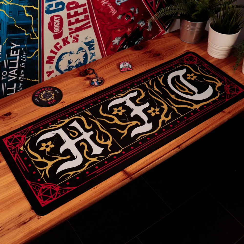 Stranger Things Hellfire Club Desk Pad & Coaster Set Bild 1