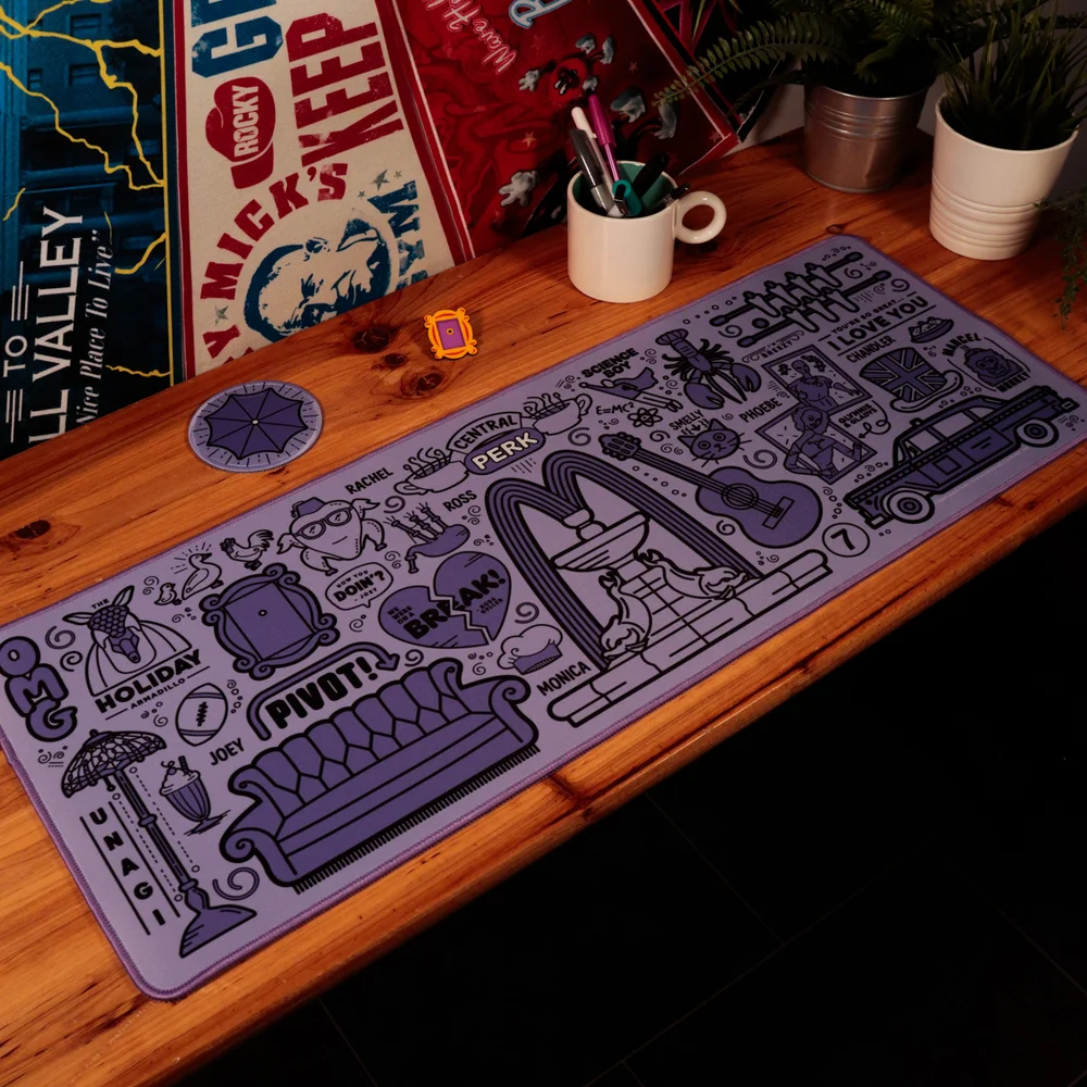 Friends Desk Pad & Coaster Set Bild 1