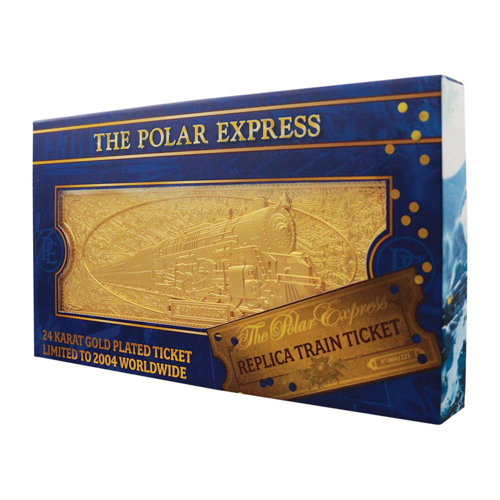 The Polar Express 24k Gold Plated Train Ticket Bild 1