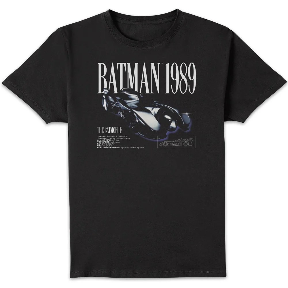 BATMAN Batmobile Unisex T-Shirt - Black - 4XL Bild 1