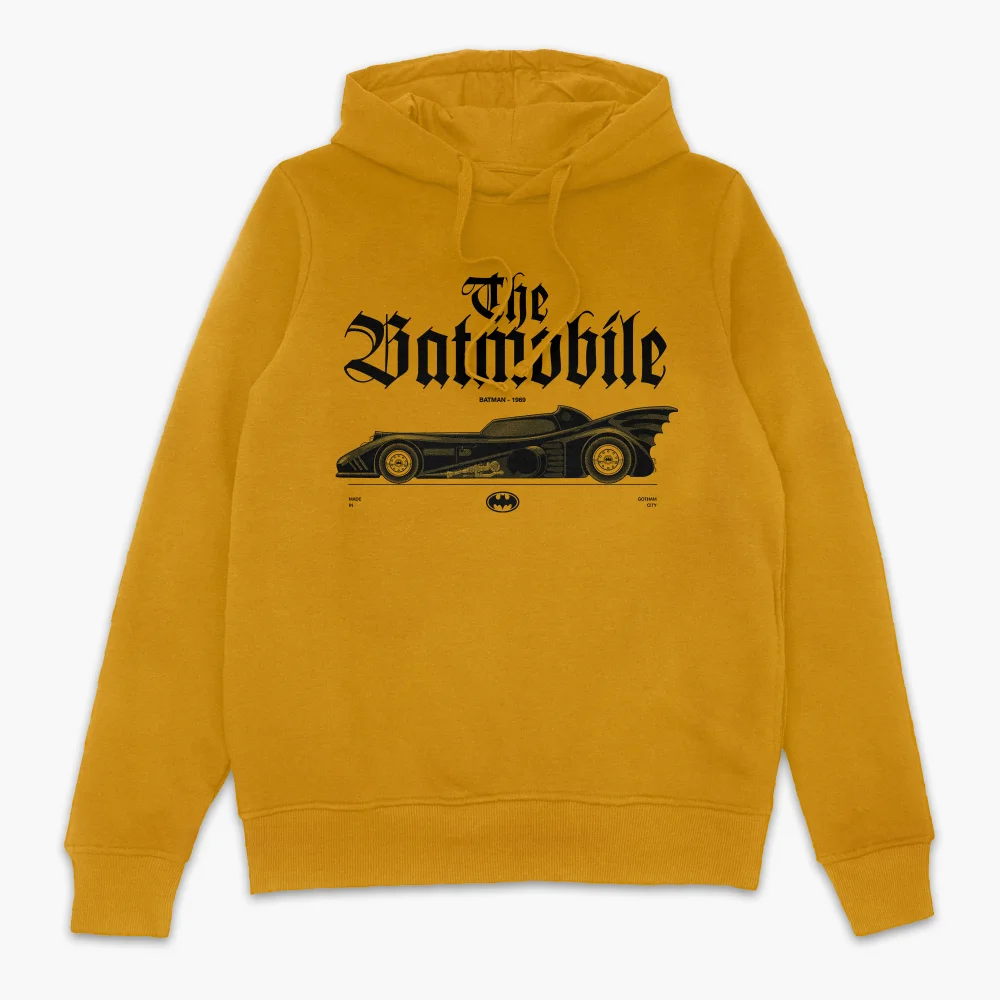 BATMAN Batmobile Profile Lt Hoodie - Mustard - L Bild 1