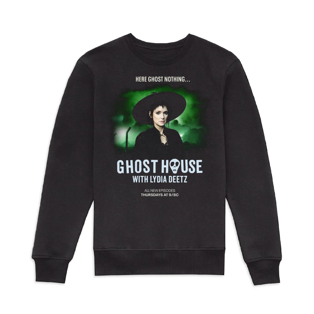 Beetlejuice Ghost House With Lydia Deetz Sweatshirt - Black - XS Bild 1